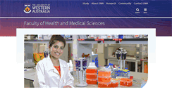 Desktop Screenshot of meddent.uwa.edu.au