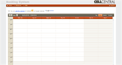 Desktop Screenshot of bookings.cellcentral.uwa.edu.au