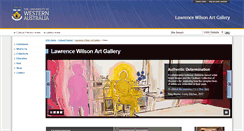 Desktop Screenshot of lwgallery.uwa.edu.au