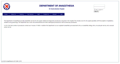 Desktop Screenshot of anaesthesia.uwa.edu.au