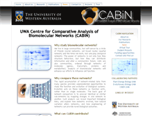 Tablet Screenshot of cabin.uwa.edu.au