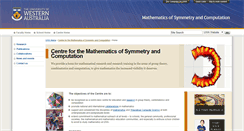 Desktop Screenshot of cmsc.uwa.edu.au