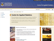 Tablet Screenshot of cas.maths.uwa.edu.au