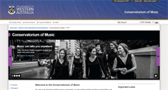Desktop Screenshot of music.uwa.edu.au