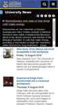 Mobile Screenshot of news.uwa.edu.au