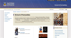 Desktop Screenshot of humanities.uwa.edu.au