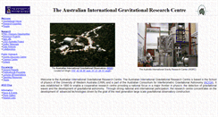 Desktop Screenshot of gravity.pd.uwa.edu.au