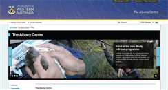 Desktop Screenshot of albany.uwa.edu.au