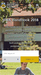 Mobile Screenshot of handbooks.uwa.edu.au