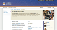 Desktop Screenshot of callaway.uwa.edu.au