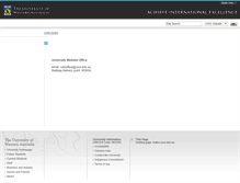 Tablet Screenshot of graduate.uwa.edu.au