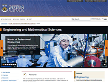 Tablet Screenshot of ecm.uwa.edu.au