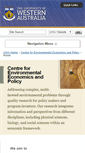 Mobile Screenshot of ceep.uwa.edu.au